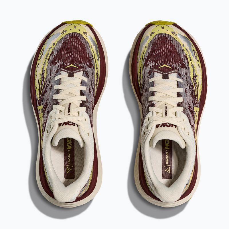 Women's running shoes HOKA Stinson 7 truffle salt/dark cedar 8