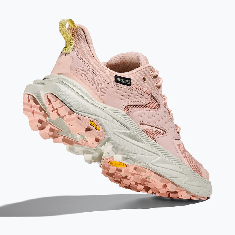 HOKA women's hiking boots Anacapa 2 Low GTX rose latte/truffle salt 5