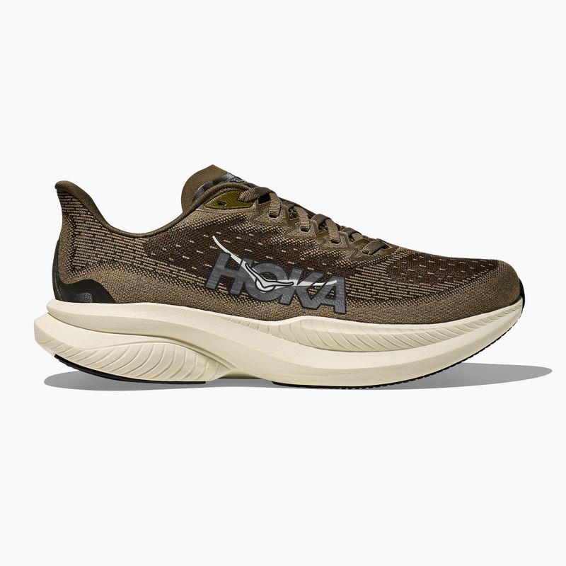 HOKA Mach 6 men's running shoes antique olive/truffle salt 2