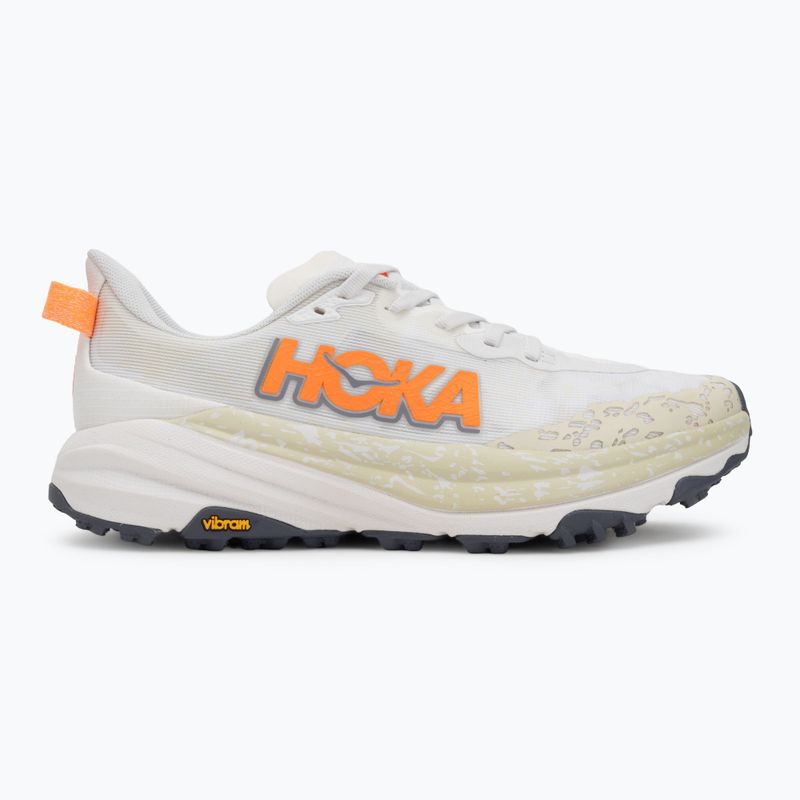 Men's running shoes HOKA Speedgoat 6 white/neon tangerine 2