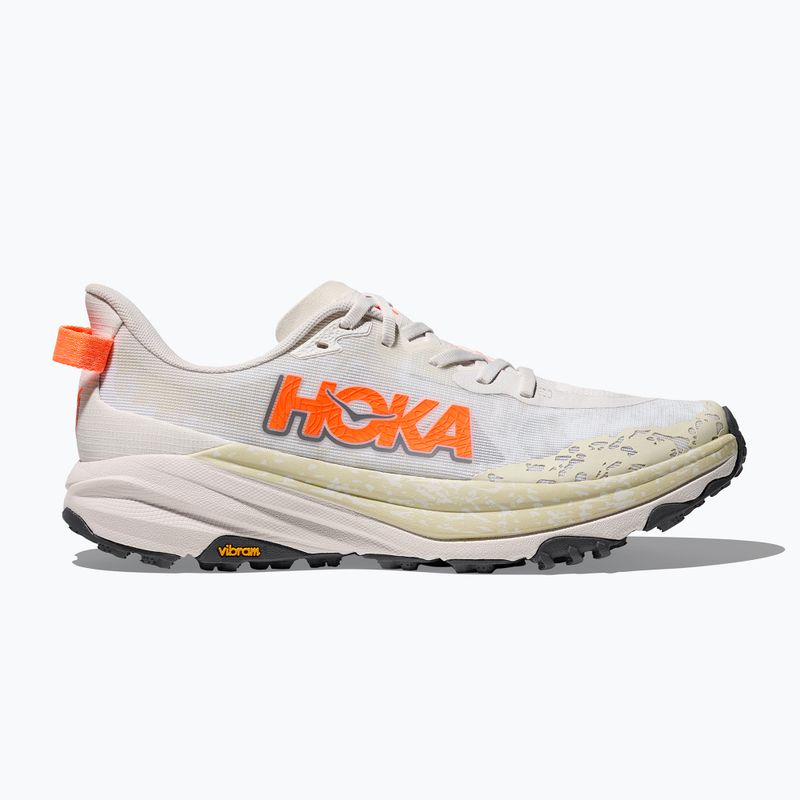 Men's running shoes HOKA Speedgoat 6 white/neon tangerine 2