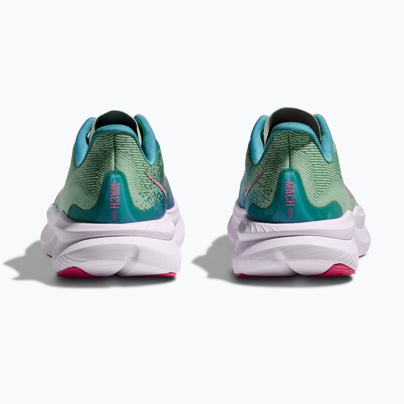 Women's running shoes HOKA Mach 6 jadeite/alpine blue 6