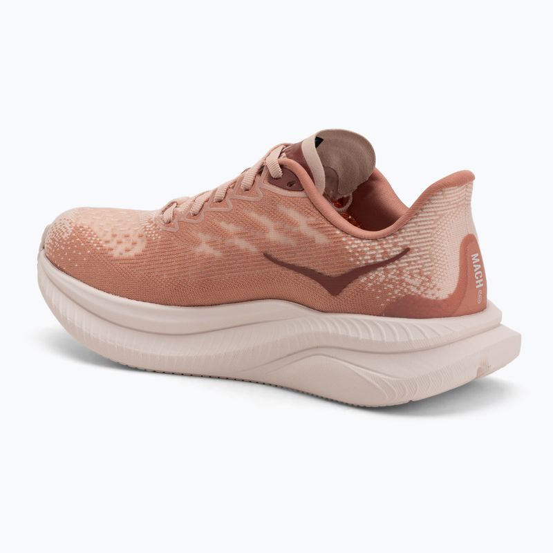 Women's running shoes HOKA Mach 6 roselatte/blush 3