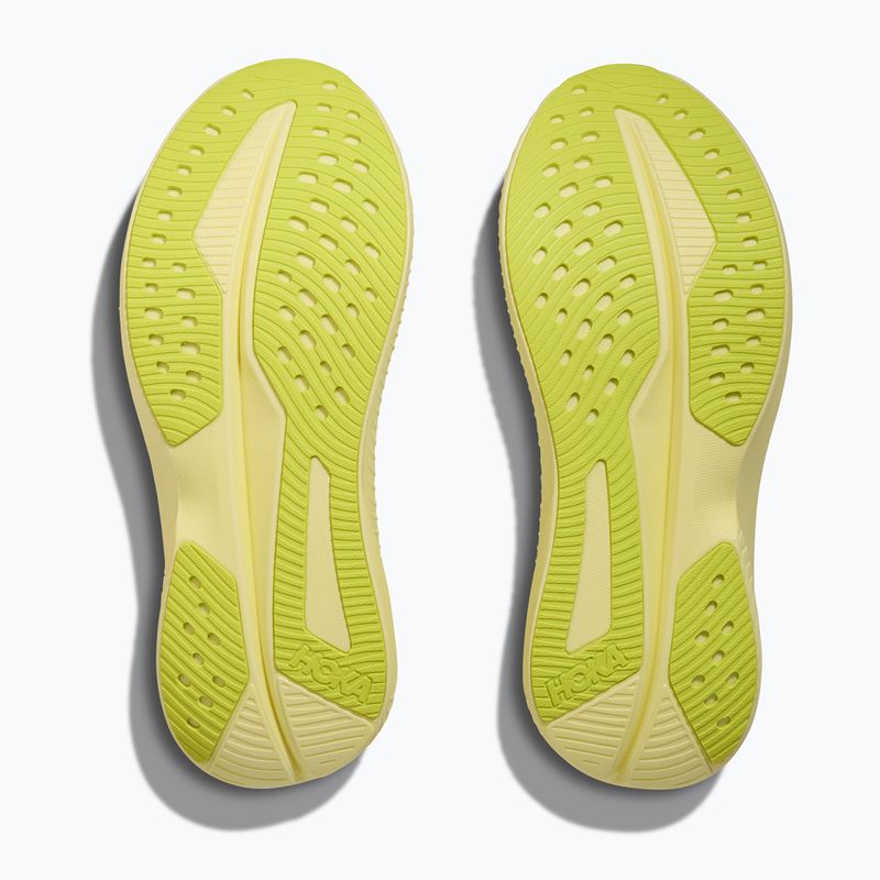 Women's running shoes HOKA Mach 6 white/neon hoka citrus 7