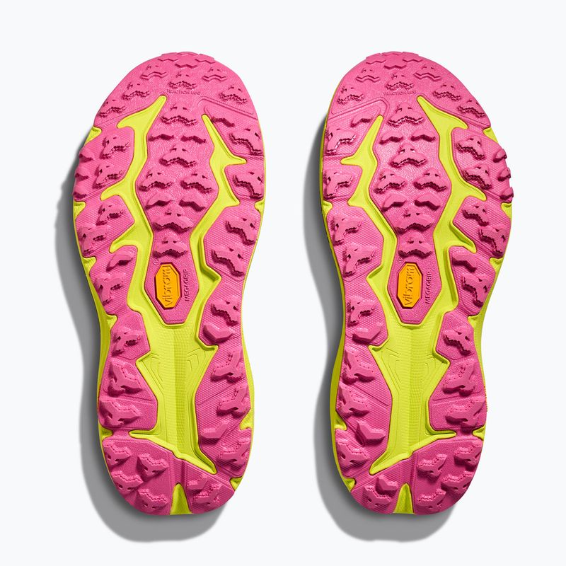 Women's running shoes HOKA Speedgoat 6 black/neon rose 7