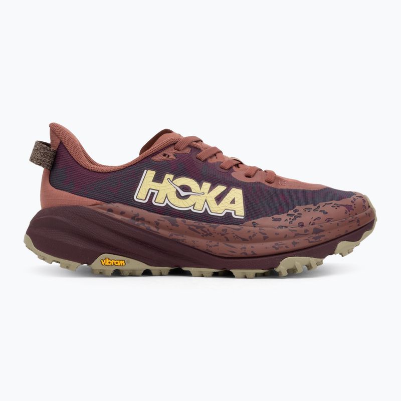 Women's running shoes HOKA Speedgoat 6 rouge/black cherry 2