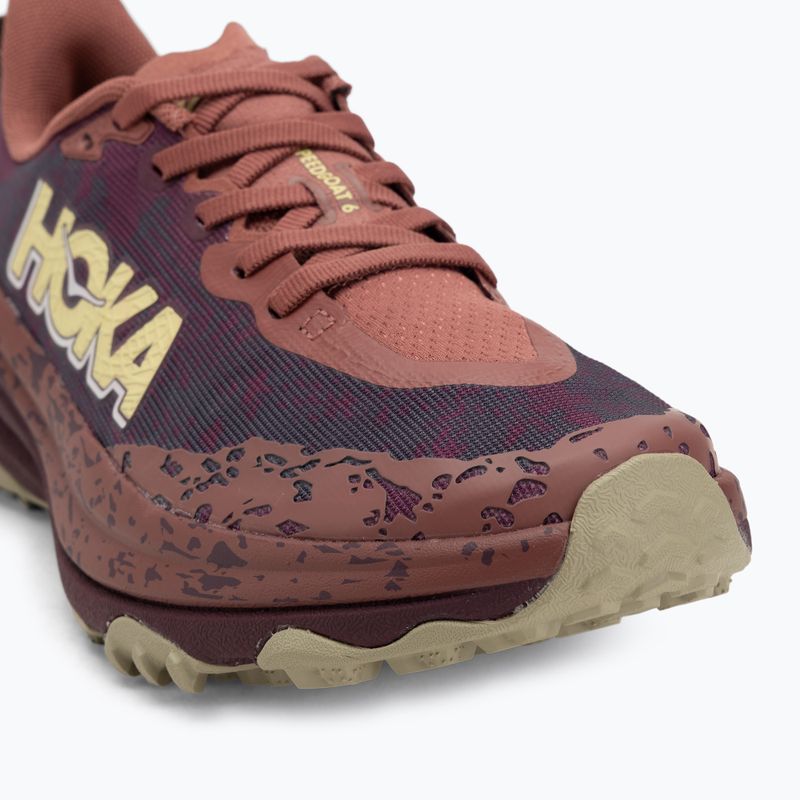 Women's running shoes HOKA Speedgoat 6 rouge/black cherry 7