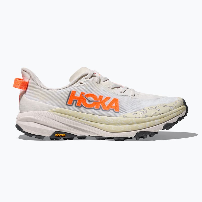Men's running shoes HOKA Speedgoat 6 Wide white/neon tangerine 2