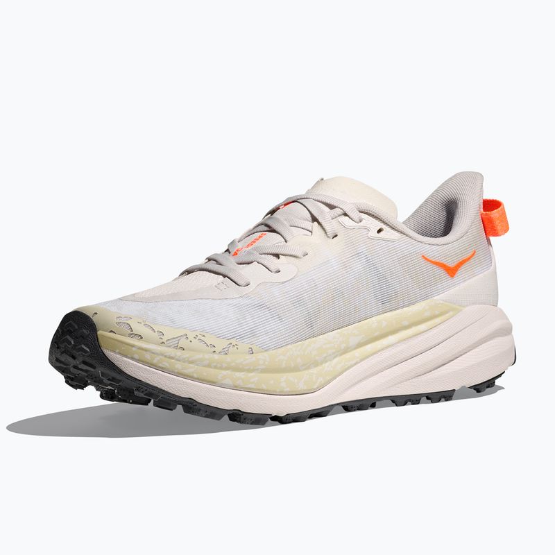 Men's running shoes HOKA Speedgoat 6 Wide white/neon tangerine 4