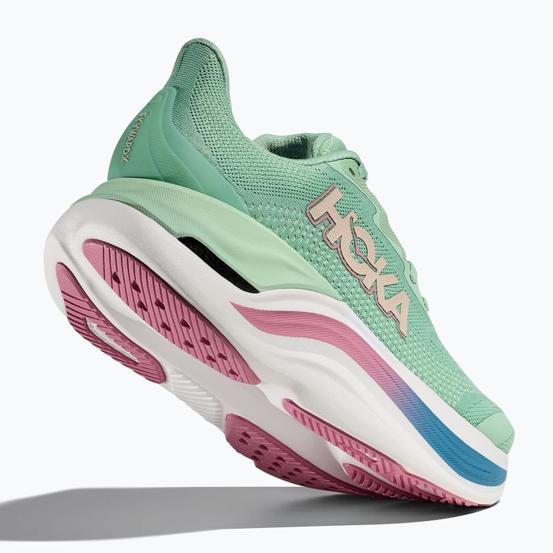 Women's running shoes HOKA Skyward X jadeite/dried rose 12