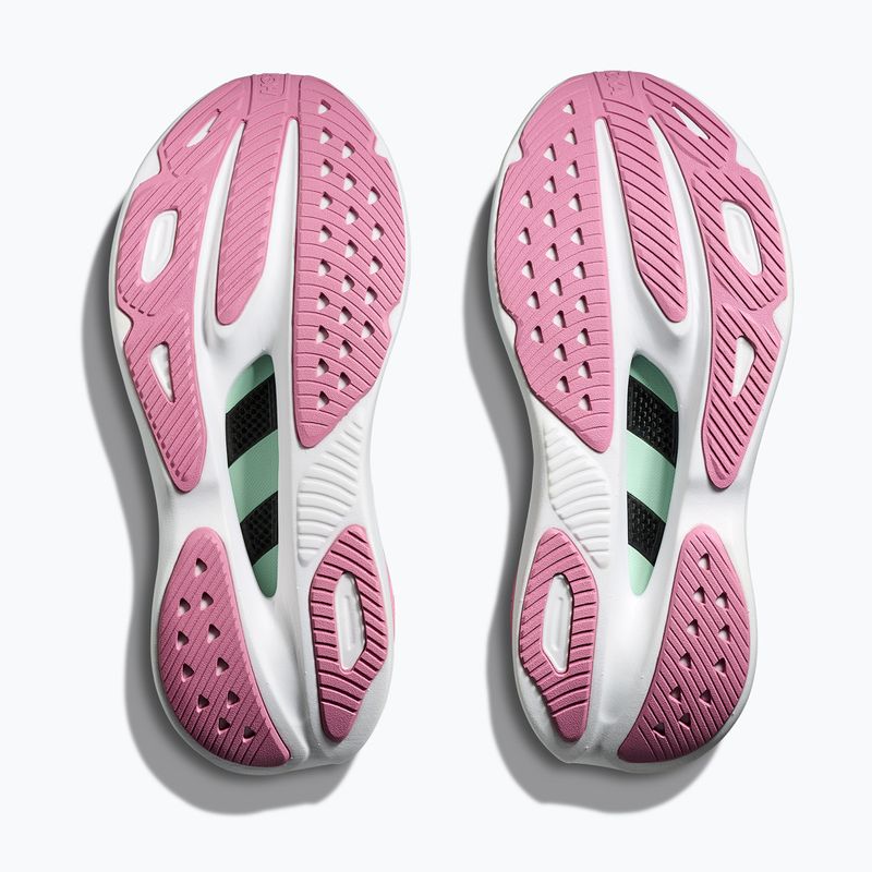 Women's running shoes HOKA Skyward X jadeite/dried rose 14