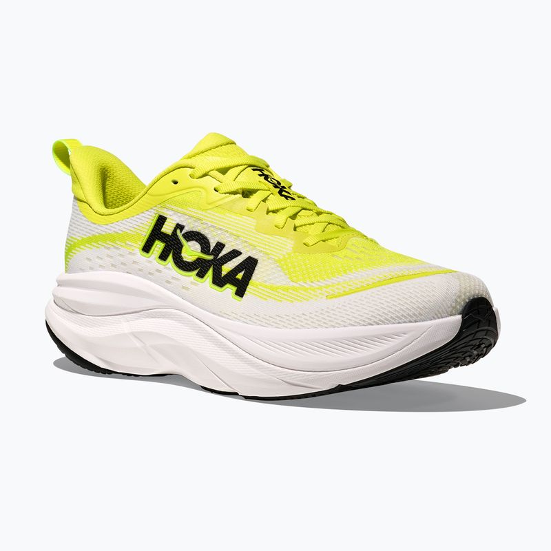 Men's running shoes HOKA Skyflow neon hoka citrus/neon white