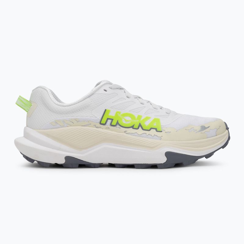 Men's running shoes HOKA Torrent 4 white/neon night 2