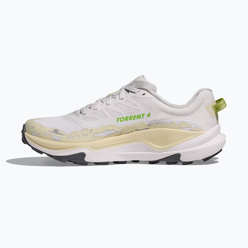 Men's running shoes HOKA Torrent 4 white/neon night 3