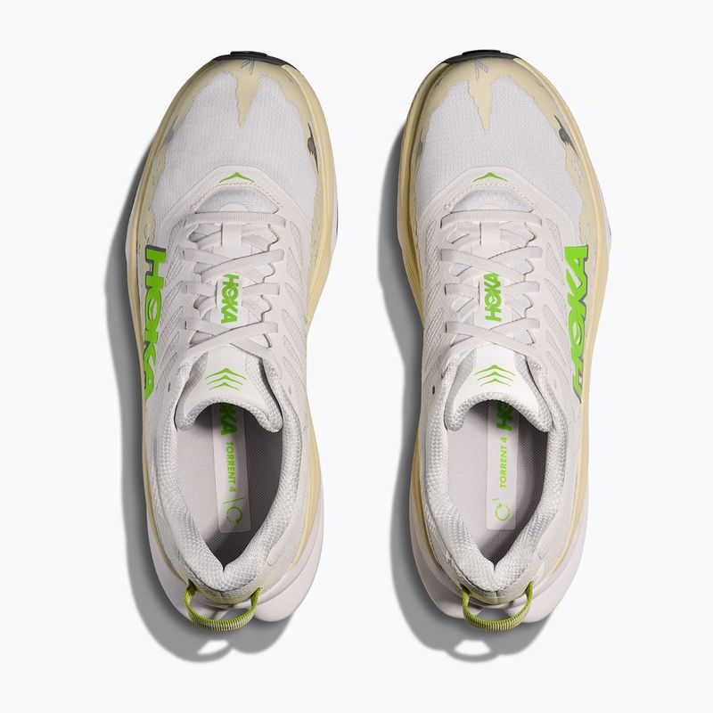 Men's running shoes HOKA Torrent 4 white/neon night 7