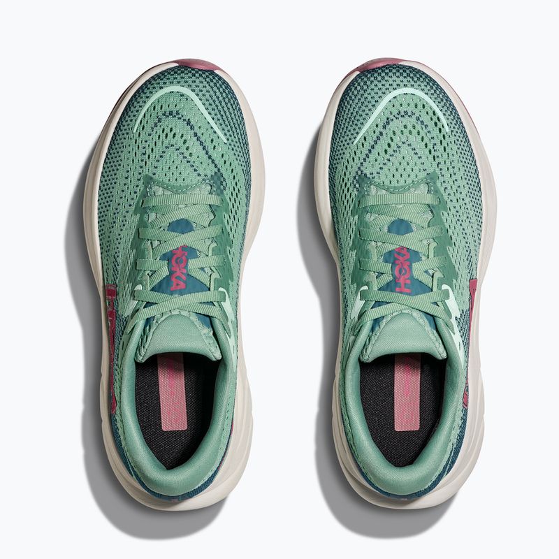 Women's running shoes HOKA Rincon 4 jadeite/alpine blue 8