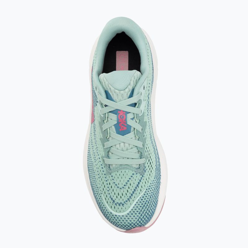 Women's running shoes HOKA Rincon 4 jadeite/alpine blue 5