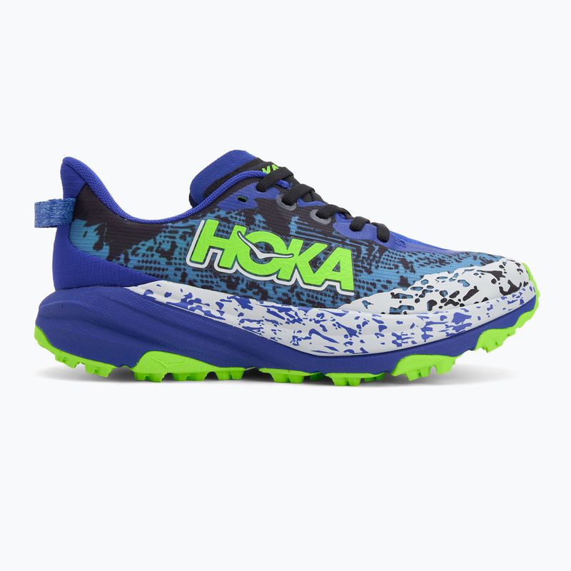Children's running shoes HOKA Speedgoat 6 night sky/neon lime 2