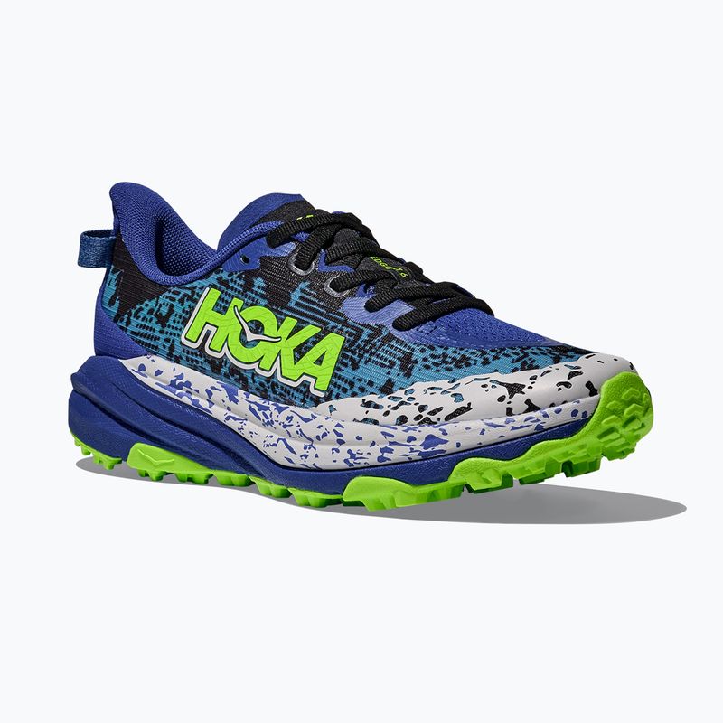 Children's running shoes HOKA Speedgoat 6 night sky/neon lime