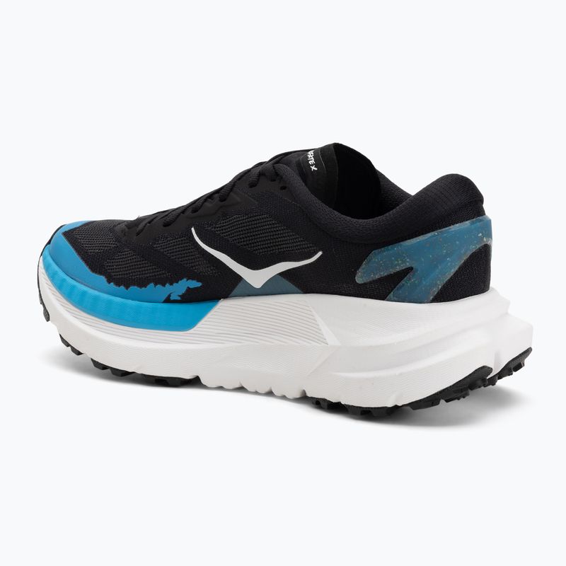 Men's running shoes Hoka Mafate X black/skyward blue 3