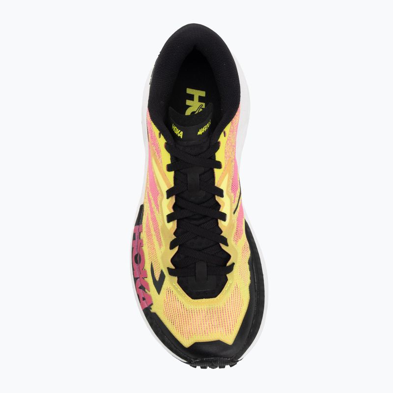 Men's running shoes Hoka Mafate X neon hoka citrus/neon rose 5