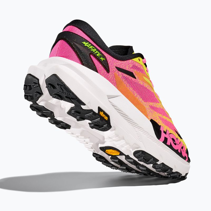 Men's running shoes Hoka Mafate X neon hoka citrus/neon rose 5