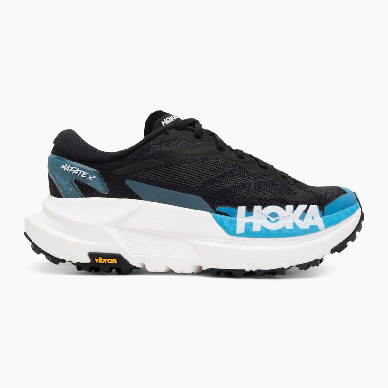 Women's running shoes HOKA Matafe X black/skyward blue 2