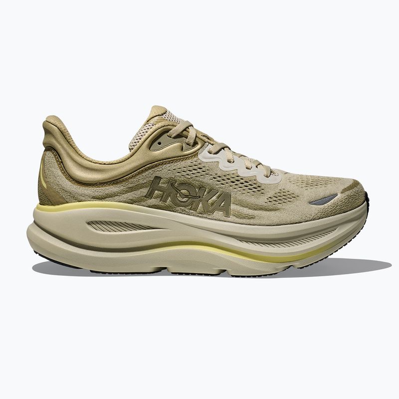 Men's running shoes HOKA Bondi 9 grassland/oyster mushroom 2