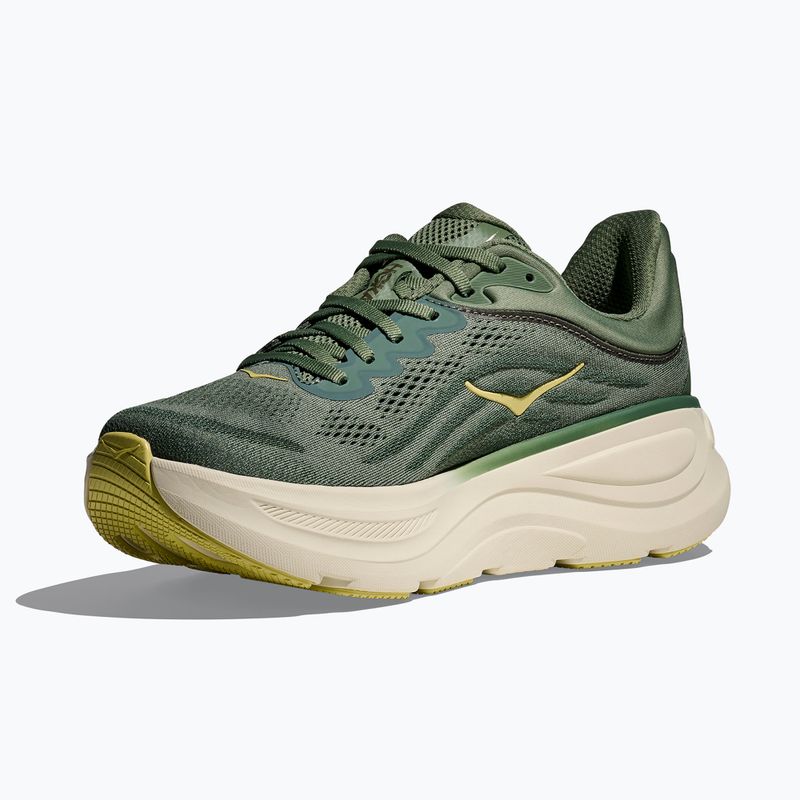 HOKA Bondi 9 men's running shoes succulent/fern 4