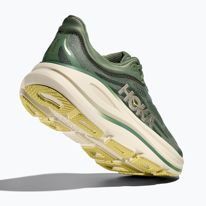 HOKA Bondi 9 men's running shoes succulent/fern 5