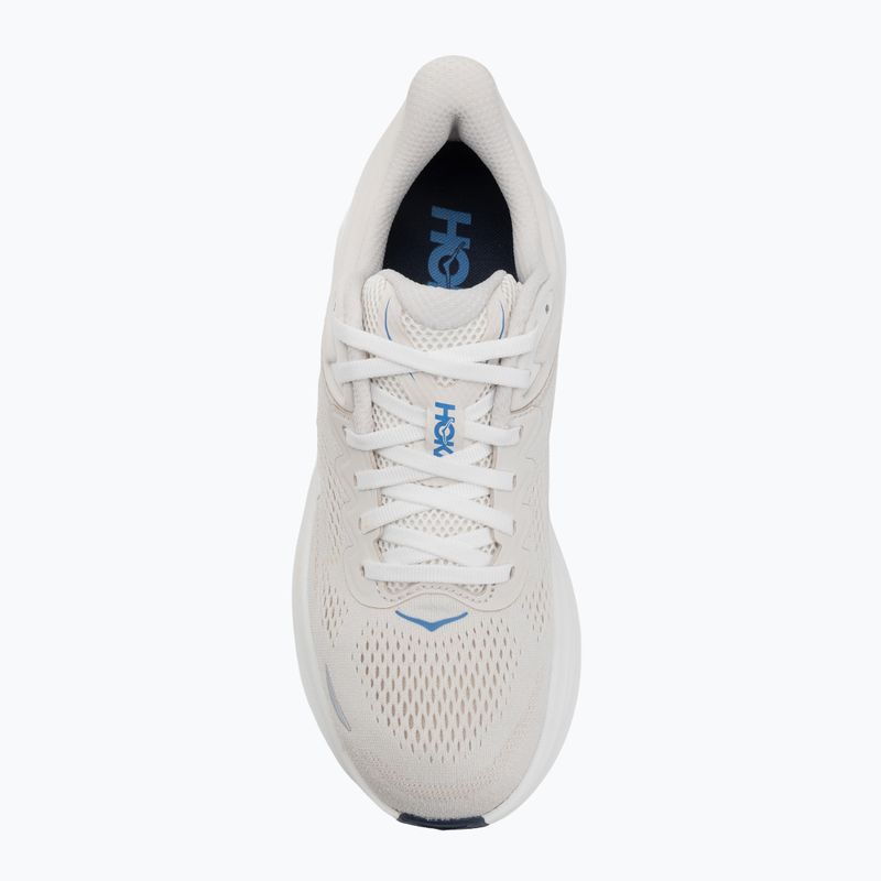 Men's running shoes HOKA Bondi 9 white/grout 5