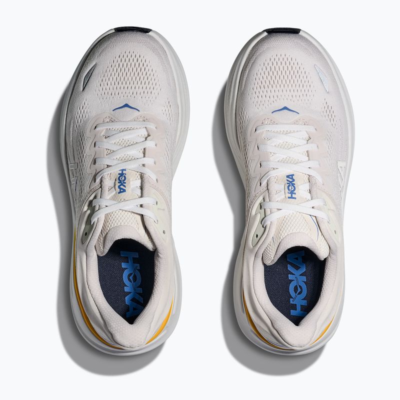 Men's running shoes HOKA Bondi 9 white/grout 8