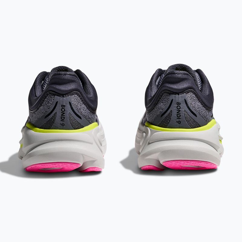 Women's running shoes HOKA Bondi 9 charcoal grey/grey skies 6