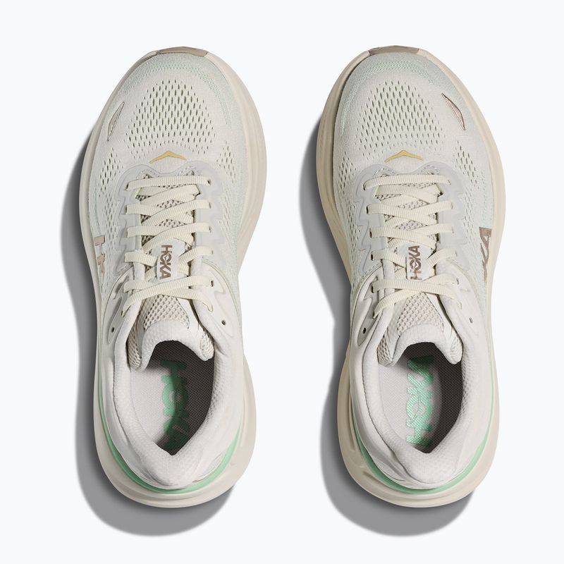 Women's running shoes HOKA Bondi 9 truffle salt/sea glass 8