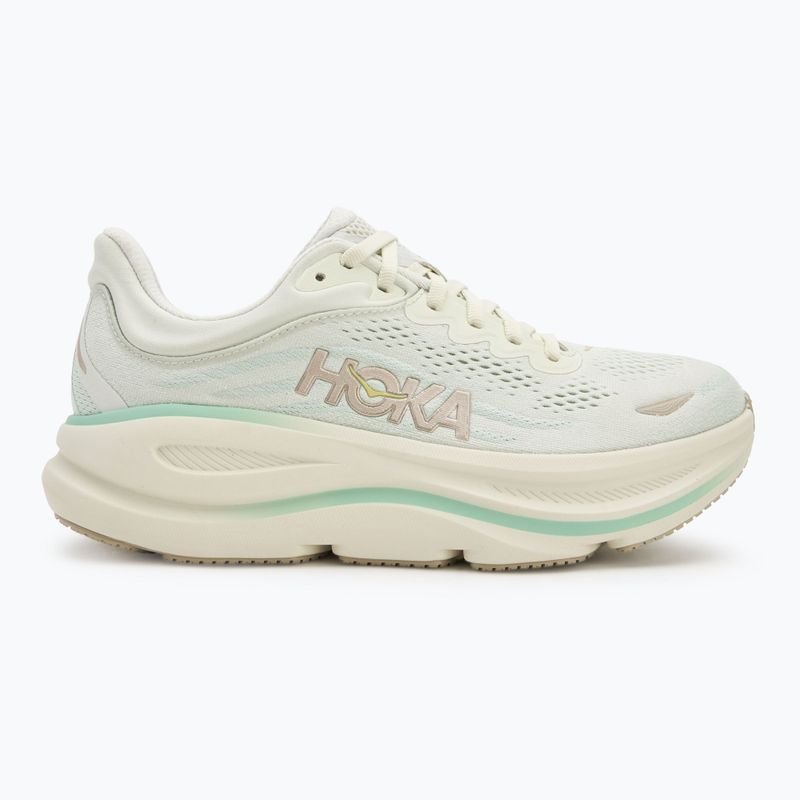 Women's running shoes HOKA Bondi 9 truffle salt/sea glass 2
