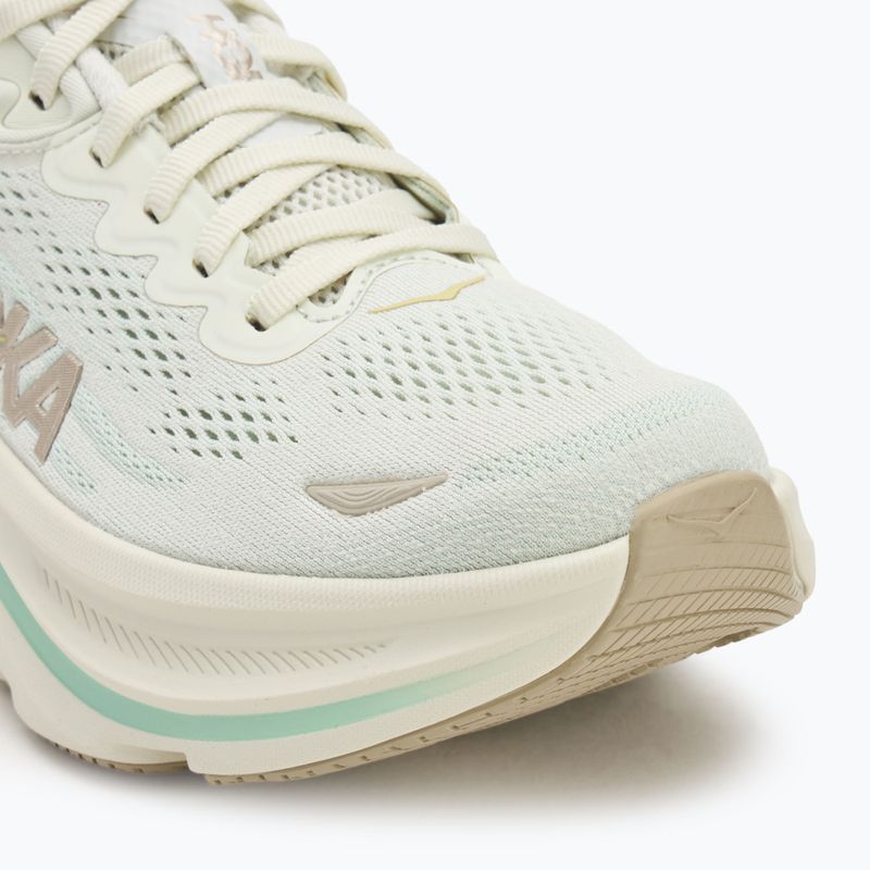 Women's running shoes HOKA Bondi 9 truffle salt/sea glass 7