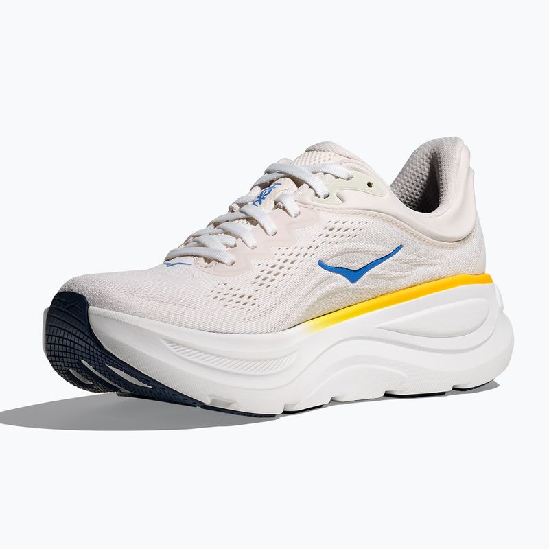 Women's running shoes HOKA Bondi 9 white/grout 4