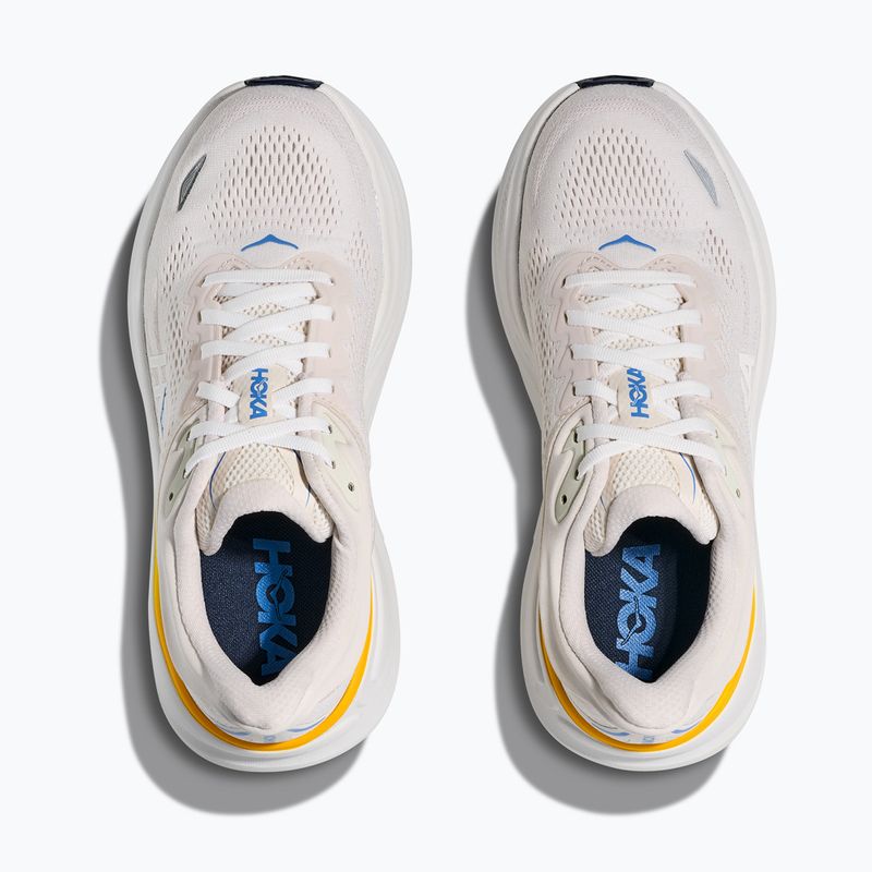 Women's running shoes HOKA Bondi 9 white/grout 8
