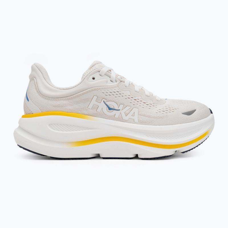 Women's running shoes HOKA Bondi 9 white/grout 2