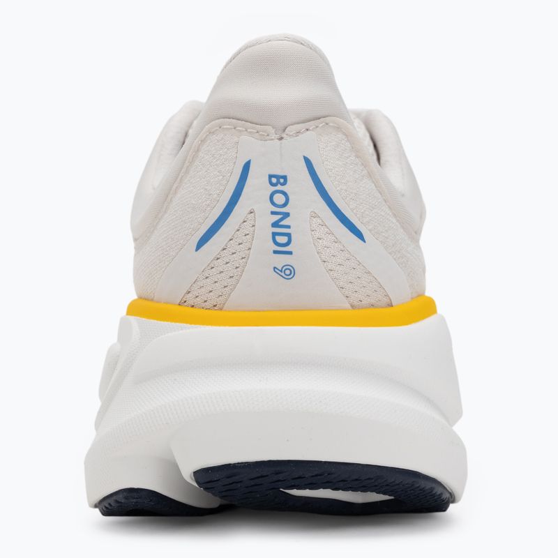 Women's running shoes HOKA Bondi 9 white/grout 6