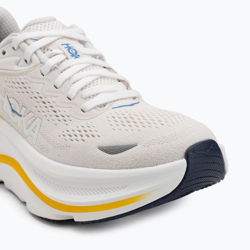 Women's running shoes HOKA Bondi 9 white/grout 7
