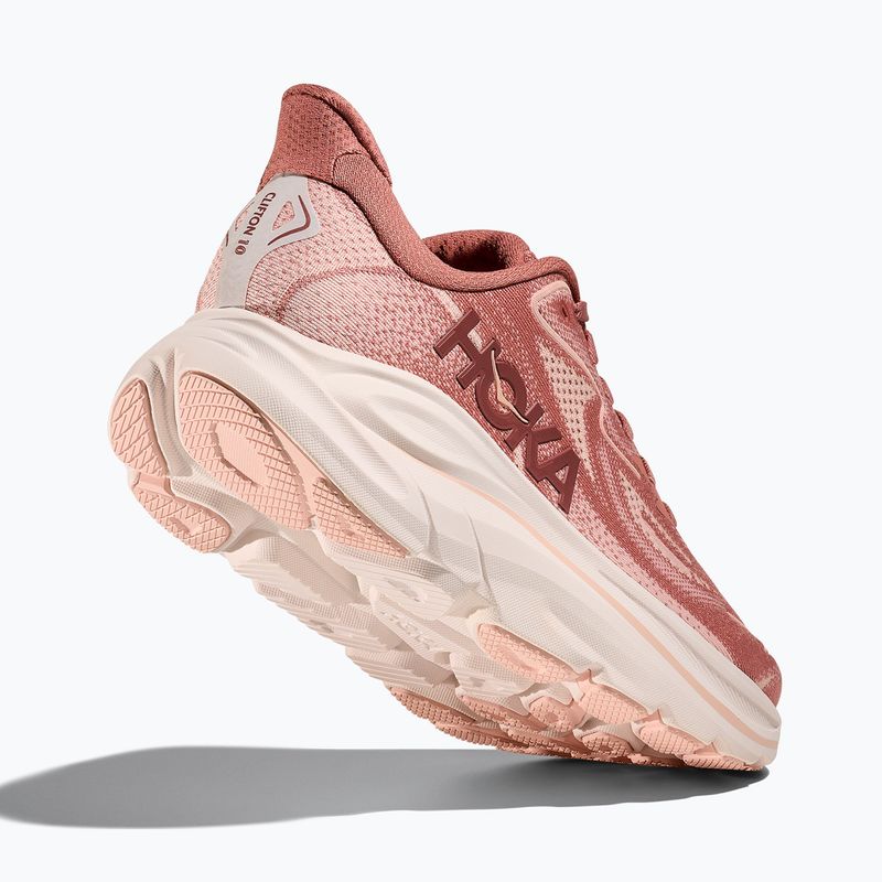 Women's running shoes HOKA Clifton 10 blush/rose latte 5