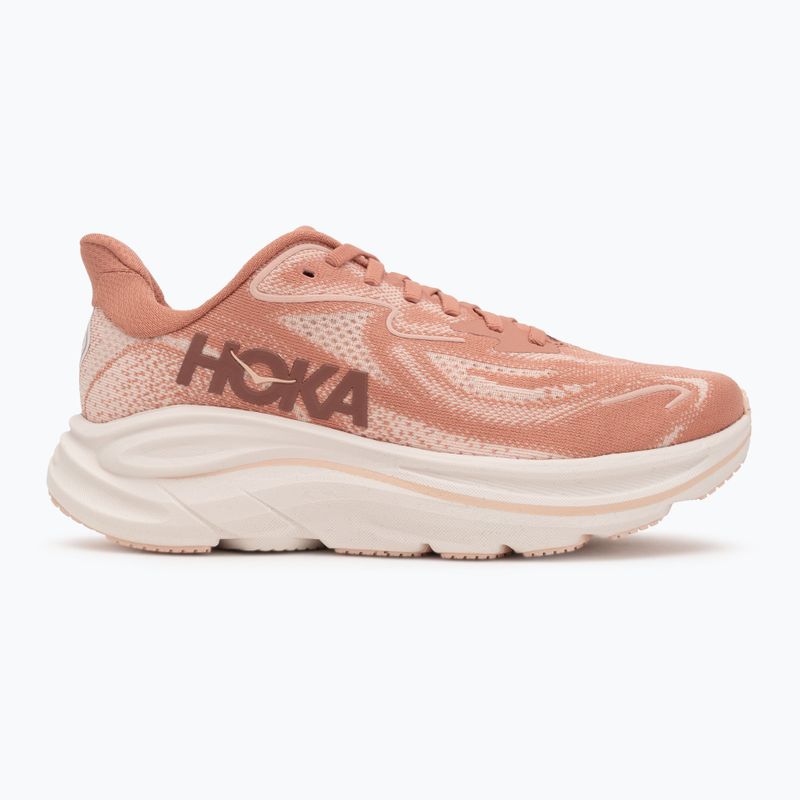 Women's running shoes HOKA Clifton 10 blush/rose latte 2