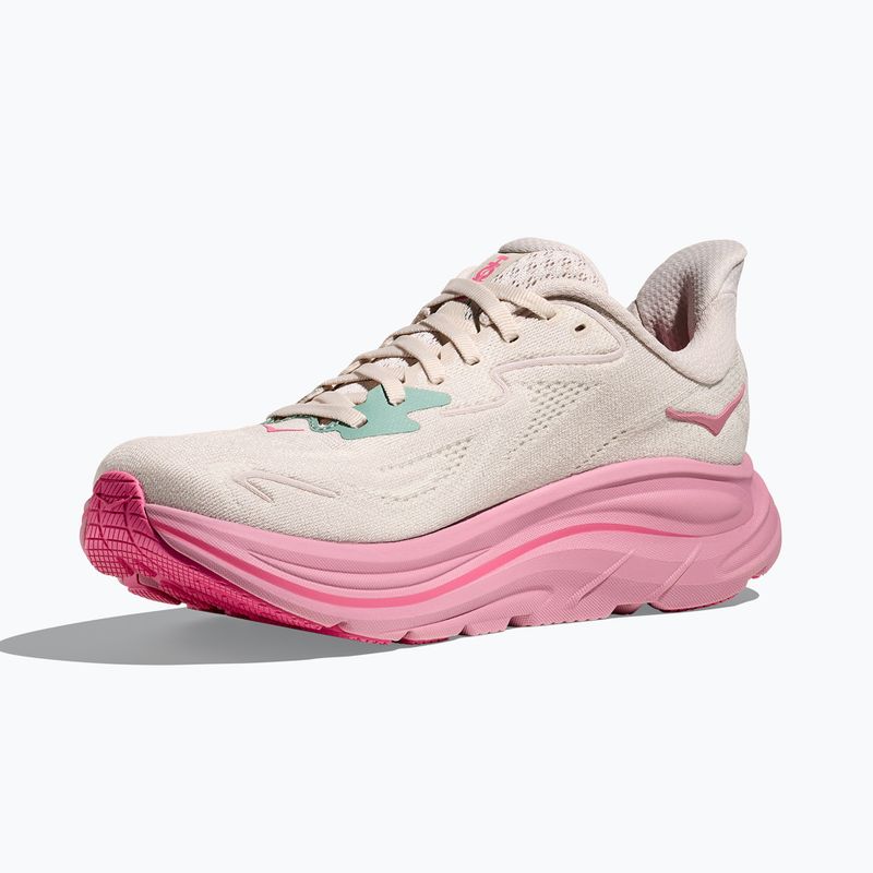 Women's running shoes HOKA Clifton 10 rose cream/dried rose 4