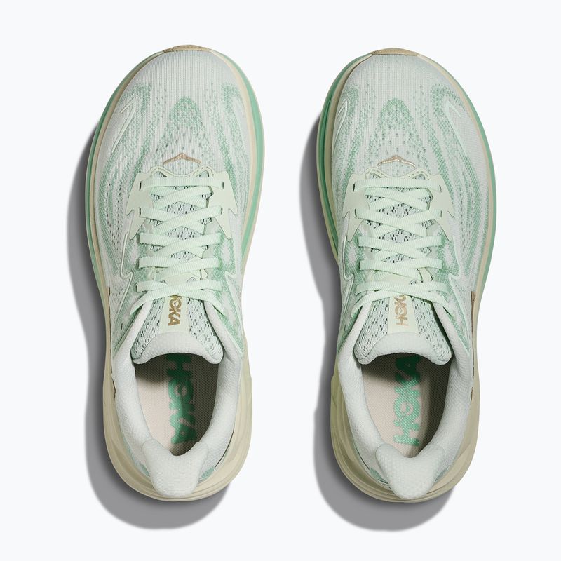 Women's running shoes HOKA Clifton 10 sea glass/jadeite 8