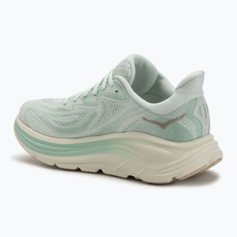 Women's running shoes HOKA Clifton 10 sea glass/jadeite 3