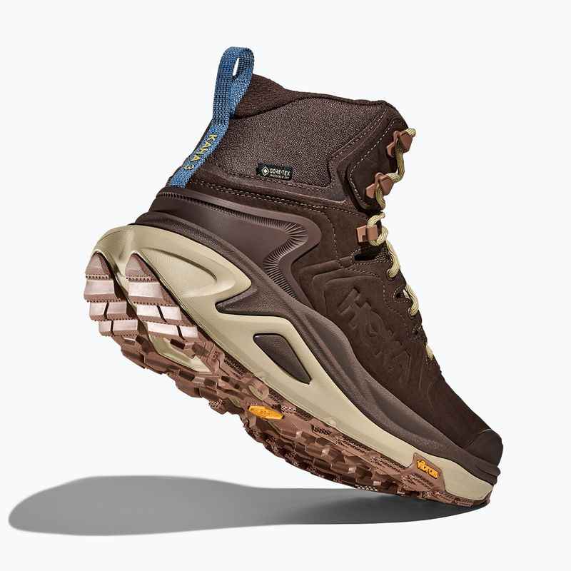 Men's trekking boots HOKA Kaha 3 GTX walnut/oyster mushroom 5