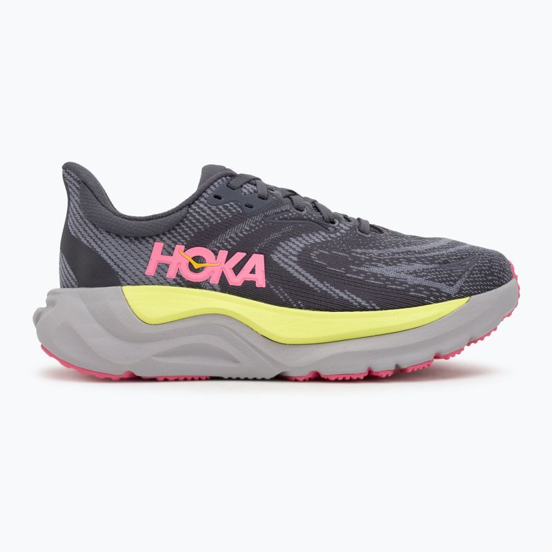 Women's running shoes HOKA Arahi 8 charcoal grey/grey skies 2