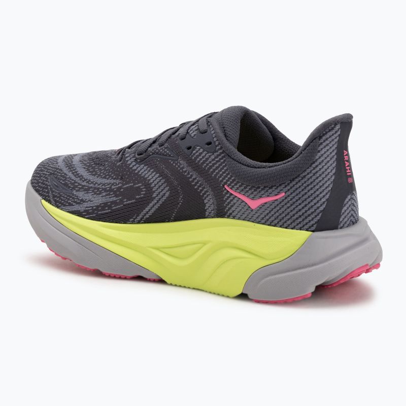 Women's running shoes HOKA Arahi 8 charcoal grey/grey skies 3