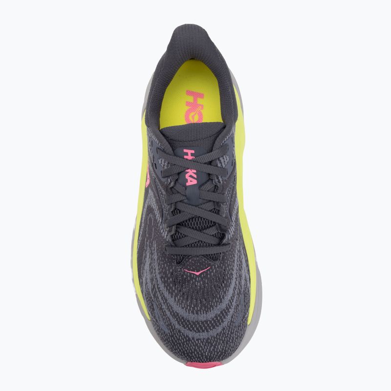 Women's running shoes HOKA Arahi 8 charcoal grey/grey skies 5